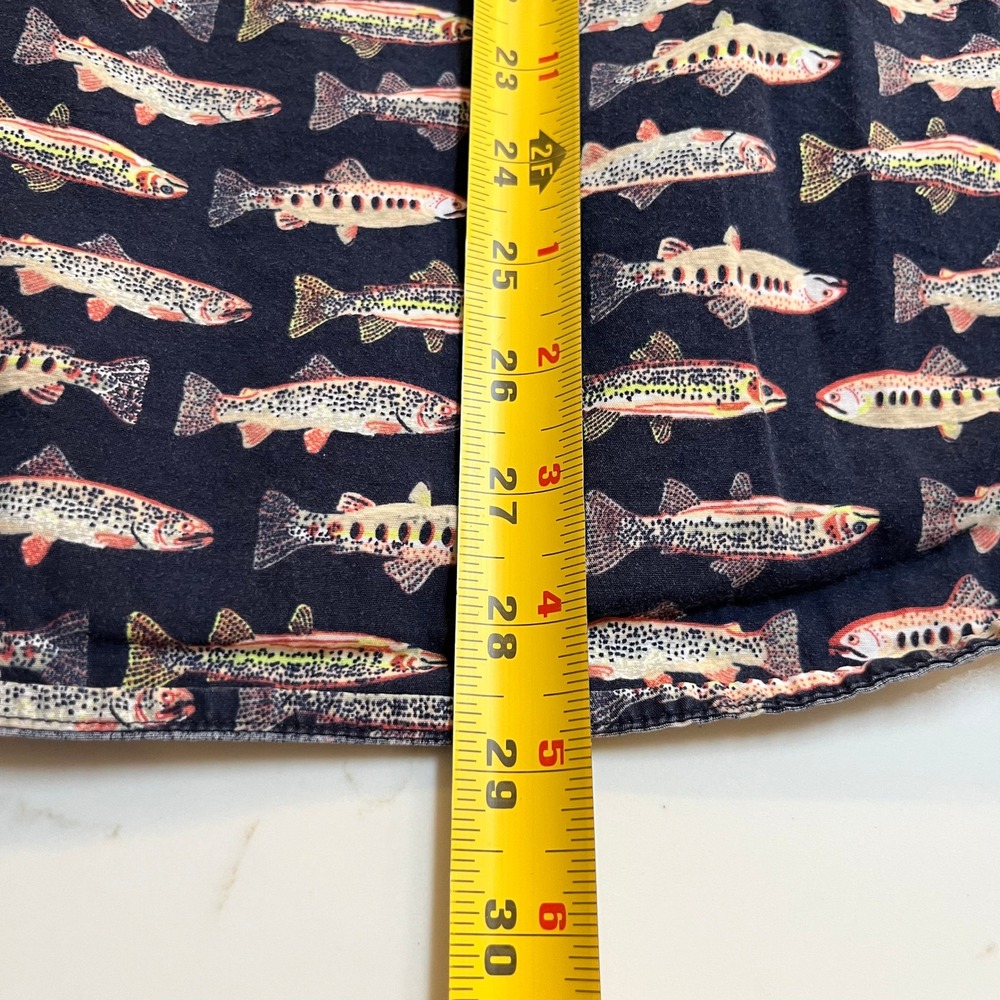 The North Face Baytrail Short Sleeve Rainbow Trout Button Down Shirt - Picture 9 of 11